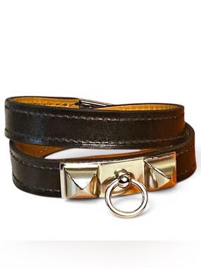 🛍️Hermès Authentic Rivale Double Tour Bracelet in size T2 (small) NWT
